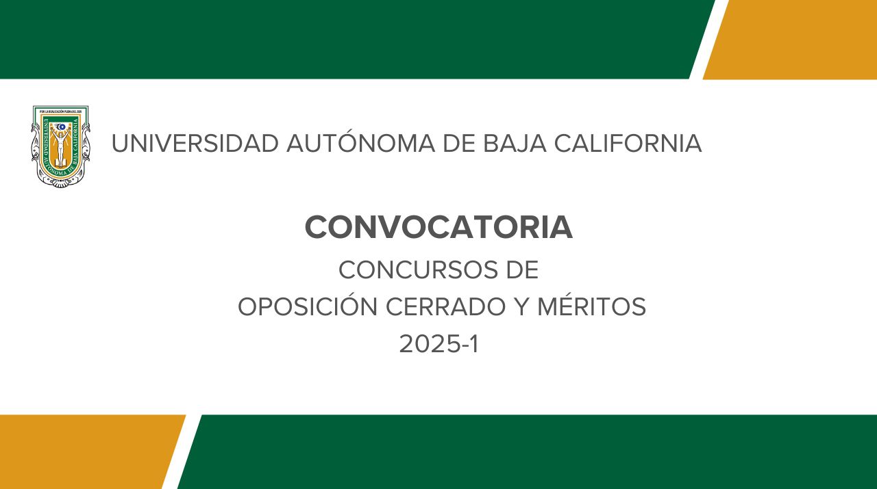 Convotario concurso de plazas 2025-1