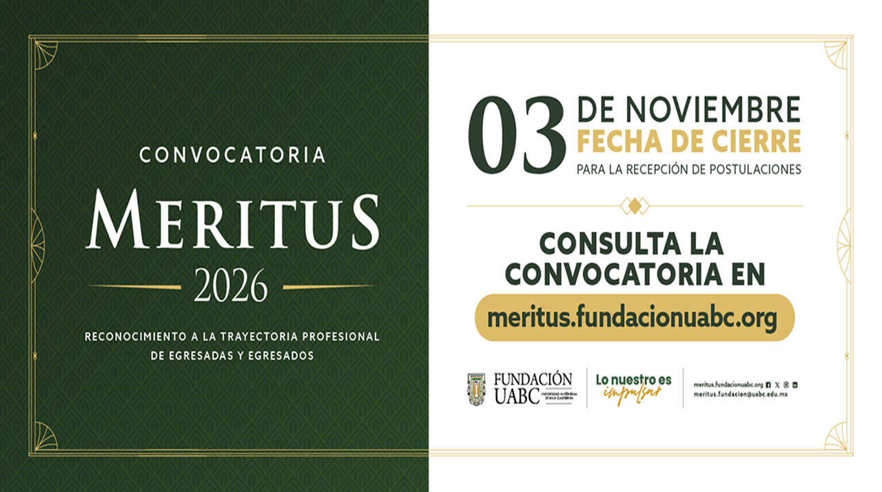 Convocatoria Méritus 2026